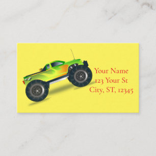 Monster Truck Thunder_Cove Business Card