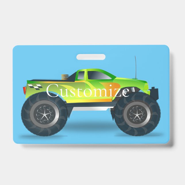 Monster Truck Thunder_Cove ID Badge (Front)