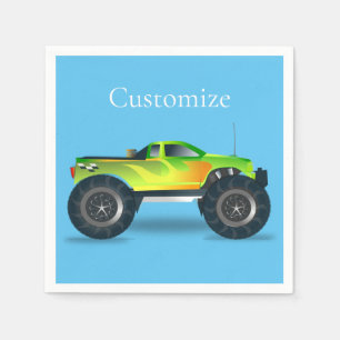 Monster Truck Thunder_Cove Napkin