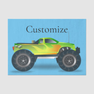 Monster Truck Thunder_Cove Tissue Paper