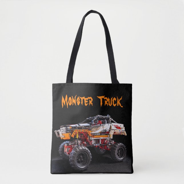 monster truck tote bag (Front)