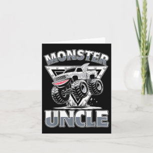 Monster Truck Uncle Fathers Day Monster Truck Are  Card