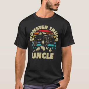 Monster Truck Uncle Matching Family Monster Truck  T-Shirt