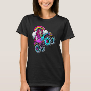 Monster Truck Unicorn Birthday Party Girl Women Gi T-Shirt