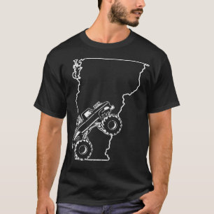 Monster truck vintage- Vermont off-road driver T-Shirt