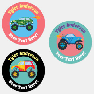 Monster Trucks 2, DIY Name & Message Labels