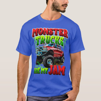 Monster Trucks Are Jam Kids My Truck Lover T-Shirt