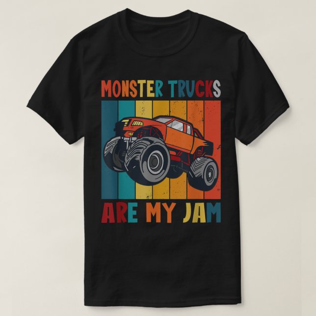 Monster Trucks Are My Jam 2140 T-Shirt (Design Front)