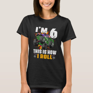 Monster Trucks Are My Jam - 6th Birthday Boy - 6 y T-Shirt