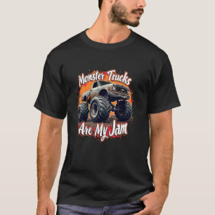Monster Trucks Are My Jam Bold Off-Road T-Shirt