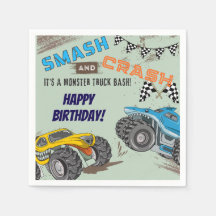 Monster Trucks Boy Birthday Party 