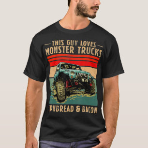 Monster Trucks Cornbread Bacon Funny Truck Lover T-Shirt