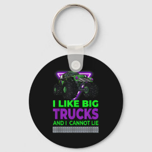 Monster Trucks - I Like Big Trucks And I Cannot Li Key Ring