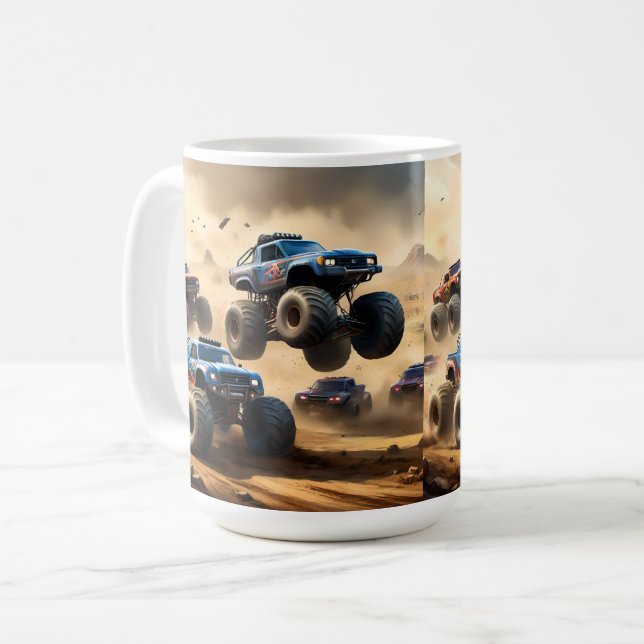 Monster Trucks Mayhem, Coffee Mug (Front Left)