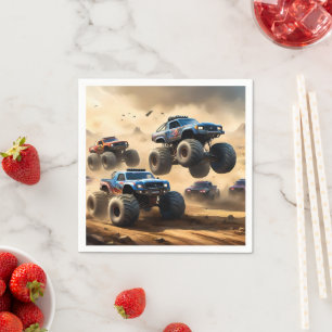 Monster Trucks Mayhem,  Napkin
