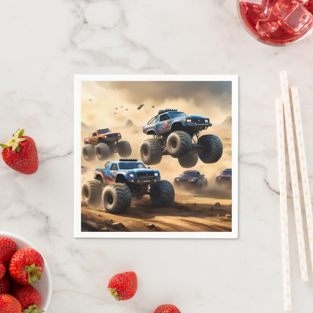 Monster Trucks Mayhem,  Napkin (Insitu)