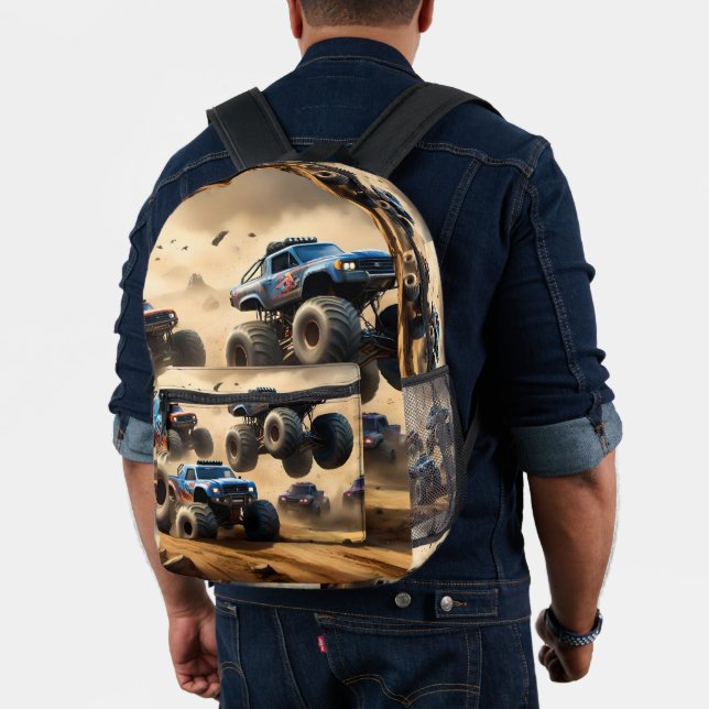 Monster Trucks Mayhem, Printed Backpack (Insitu (Model))