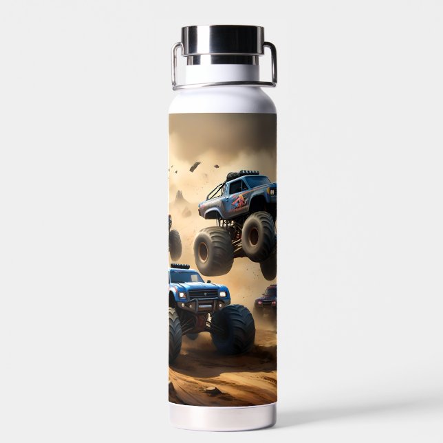 Monster Trucks Mayhem, Water Bottle (Back)