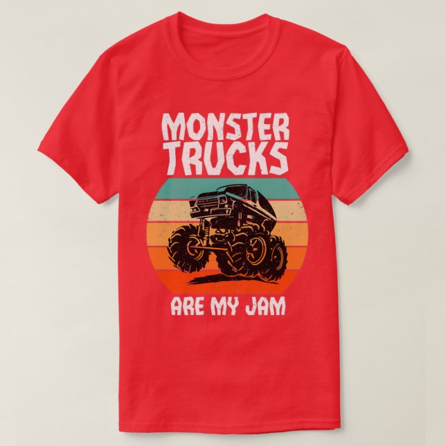 Monster Trucks Monster Truck Kids Monster Truck T-Shirt (Design Front)