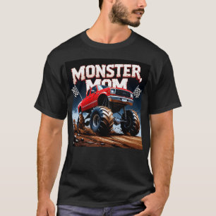 Monster Trucks Mum for Birthday Kid mother's Day T-Shirt