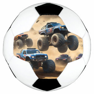 Monster Trucks Racing In The Desert, Football