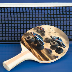 Monster Trucks Racing In The Desert, Ping Pong Paddle
