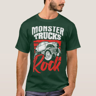 Monster Trucks Rock Retro Vintage Gift 2162 T-Shirt