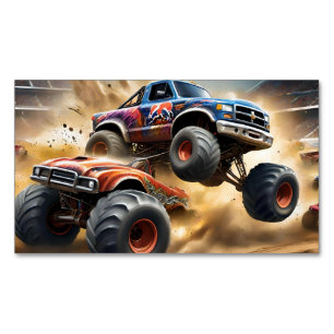 Monster Trucks Smash Up Derby,  Magnetic Business Card