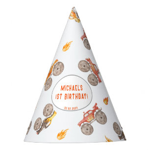 Monster Trucks Theme Party Hat