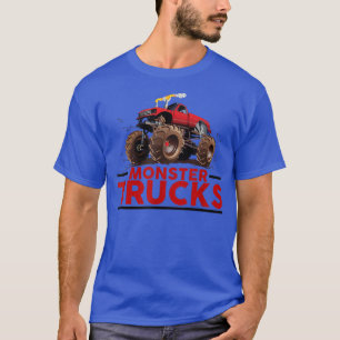 MONSTER TRUCKS top RED MONSTER TRUCK top 