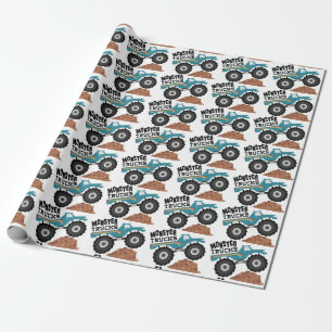 Monster Trucks Wrapping Paper