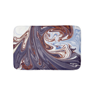 Monster waves Best abstract painting Bath Mat