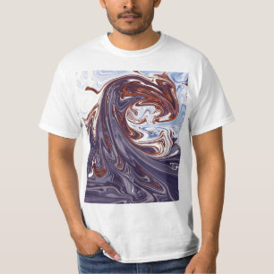 Monster waves Best abstract painting T-Shirt