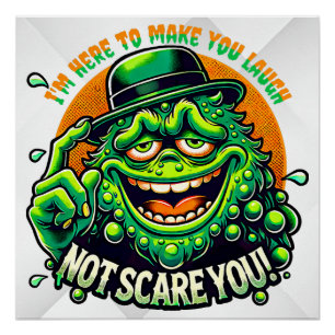 Monster with a Message Poster
