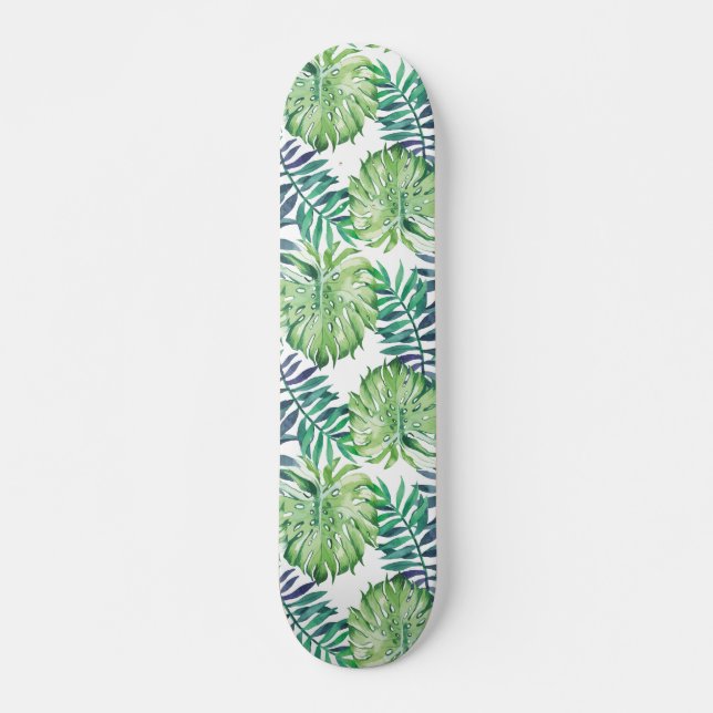 Monstera deliciosa Hawaiian Skateboard (Front)