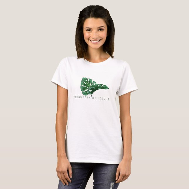 Monstera Deliciosa - Swiss Cheese Plant T-Shirt (Front Full)