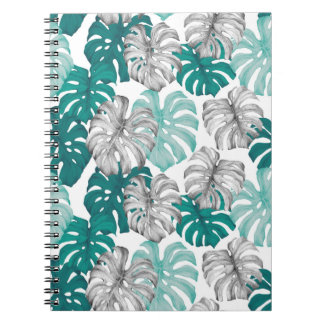Monstera Duo Tone: Minimal Tropics Notebook
