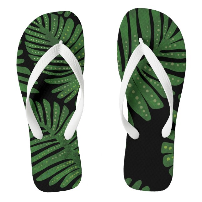 Monstera Flip Flops (Footbed)