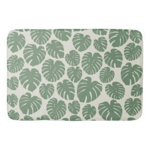 Monstera - Green Bath Mat