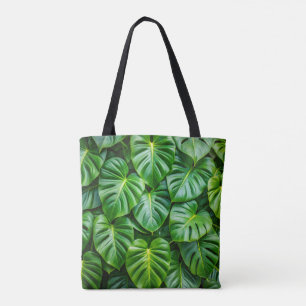 Monstera Green Tote Bag
