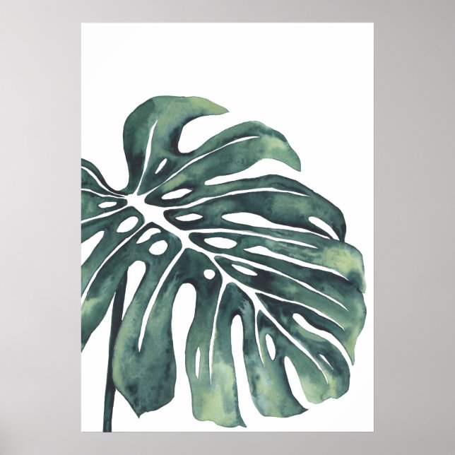 Monstera Leaf 4 Poster (Front)