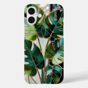 Monstera Leaf Aesthetic Phone Case Green