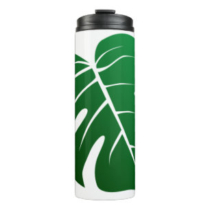 Monstera Leaf Design Thermal Tumbler