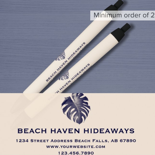 Monstera Leaf Logo Hospitality Pen (Creator Uploaded)