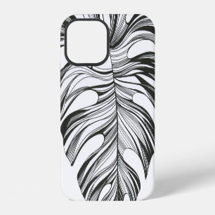 Monstera Leaf: Tropical Natural Element. iPhone 12 Case