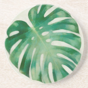 Monstera leaves coaster