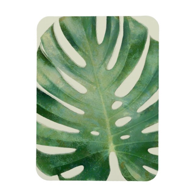 Monstera leaves magnet (Vertical)