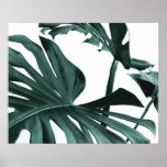 Monstera Leaves Poster<br><div class="desc">Monstera Leaves Poster Print,  following the latest trends in home decor,  is ideal to renew your walls.</div>