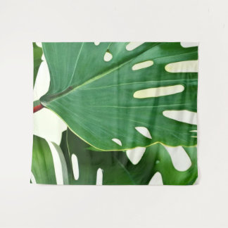Monstera Leaves Tapestry