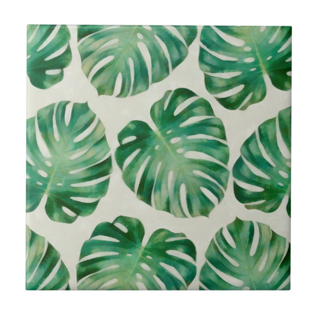 Monstera leaves tile (Front)